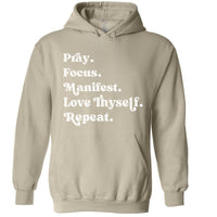 Pray.Focus.Manifest | Hoodie